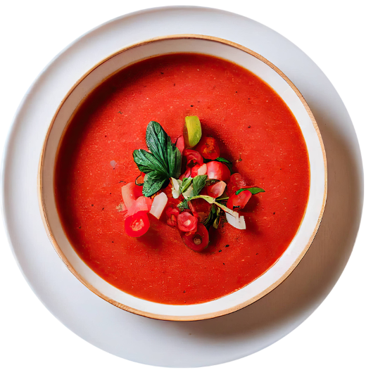 Leodar Hemp Seed Oil infused Gazpacho