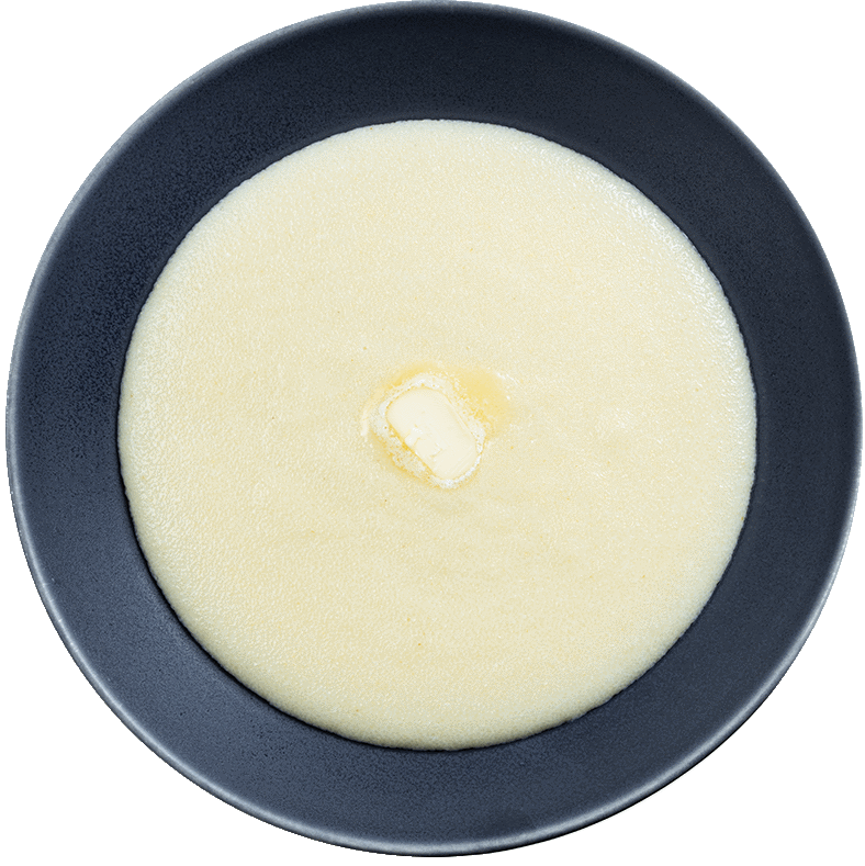 Creamy Semolina Porridge with Hemp Seed Oil