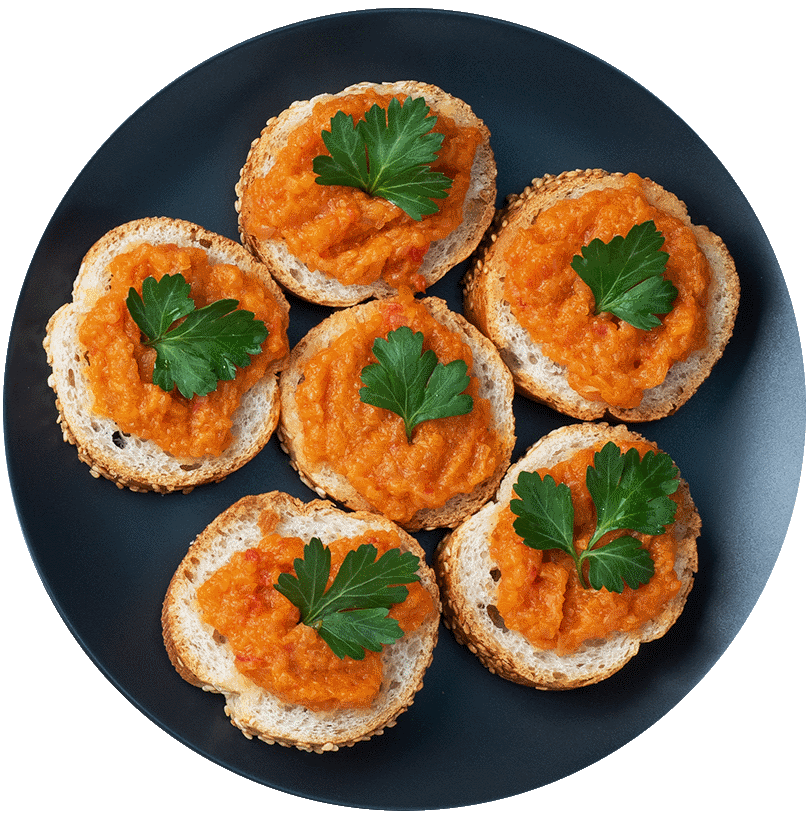 Creamy Roasted Vegetable Spread with Cashews and Cheese