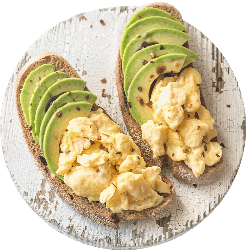 Warm, wholesome Hemp Seed Scramble